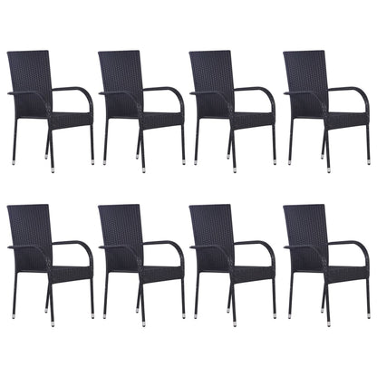 -Delige Tuinset 9 Zwart
