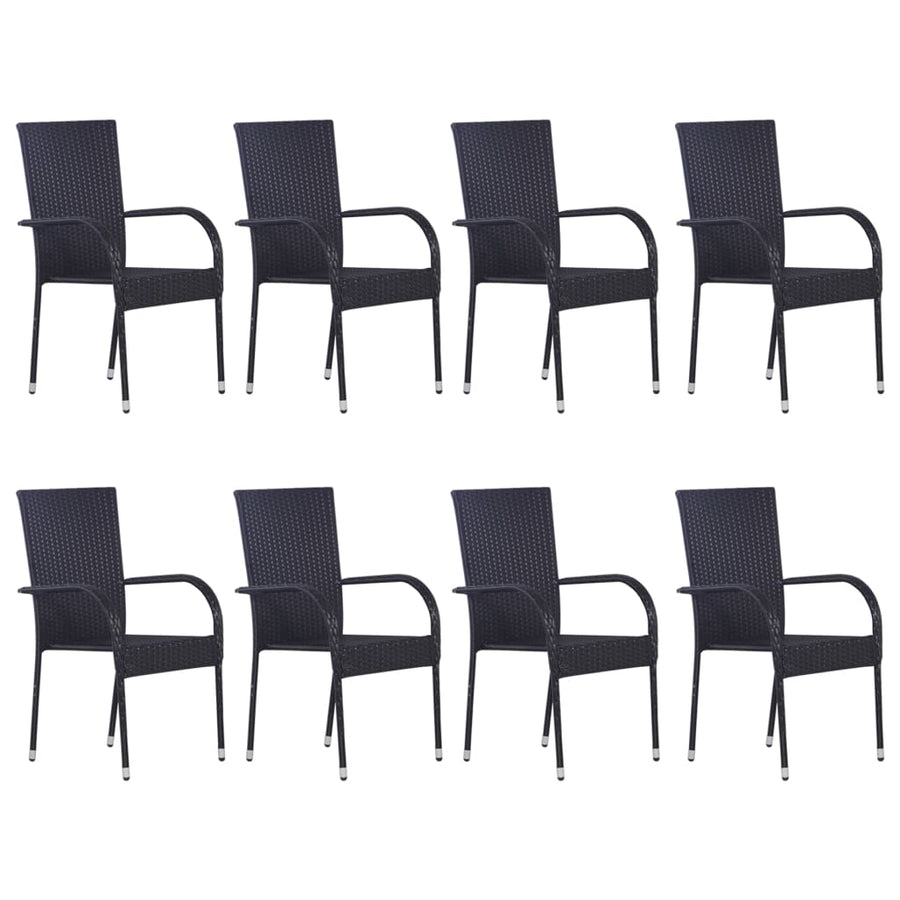 -Delige Tuinset 9 Zwart