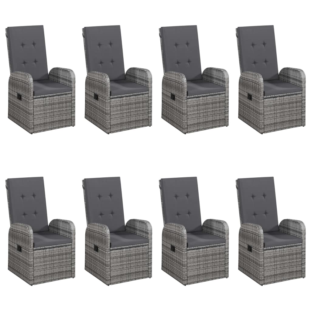 -Delige Tuinset 9 Grijs