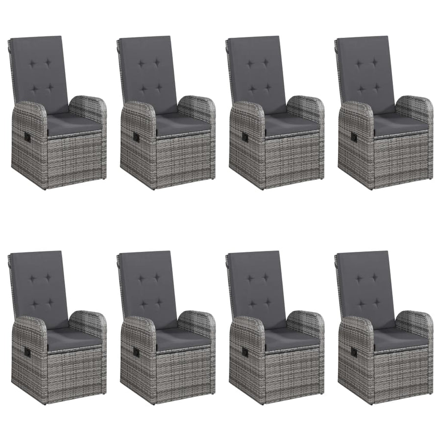-Delige Tuinset 9 Grijs