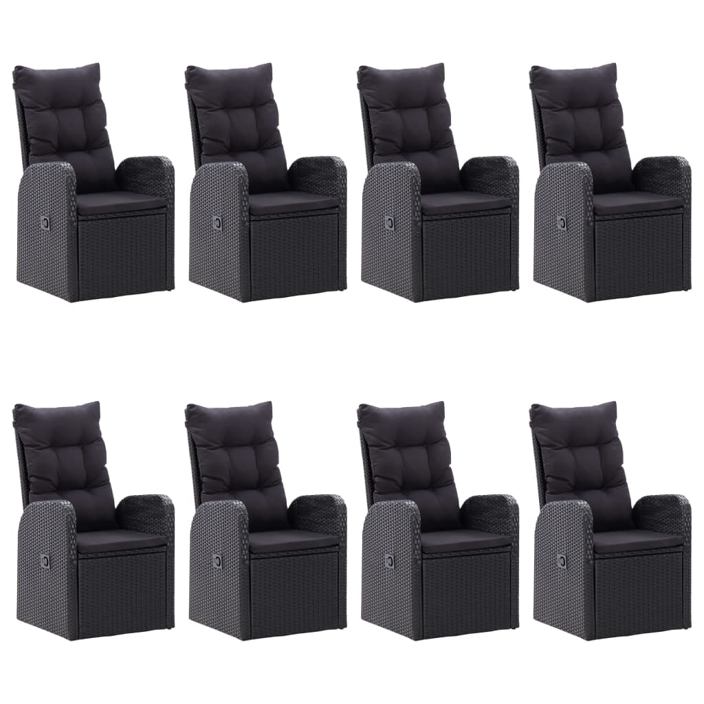 -Delige Tuinset 9 Zwart
