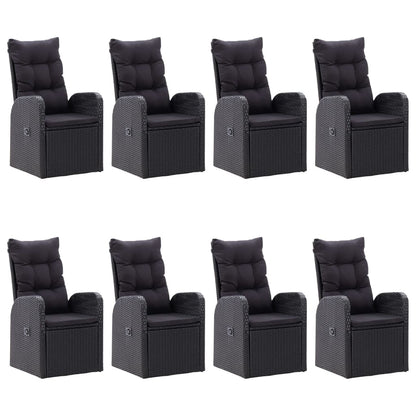 -Delige Tuinset 9 Zwart