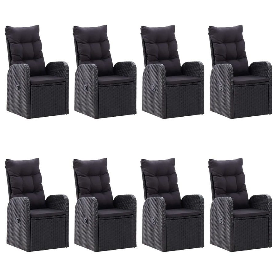 -Delige Tuinset 9 Zwart