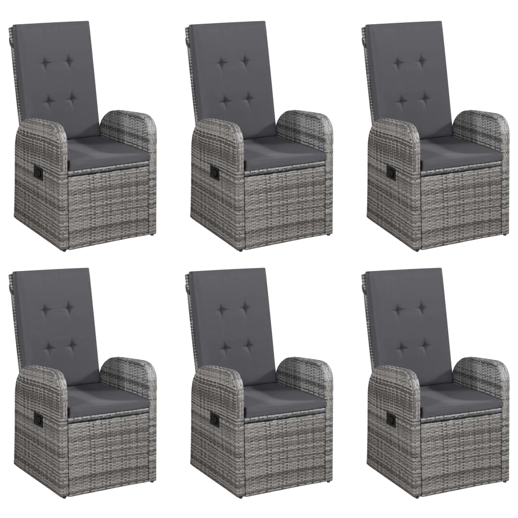-Delige Tuinset 7 Grijs