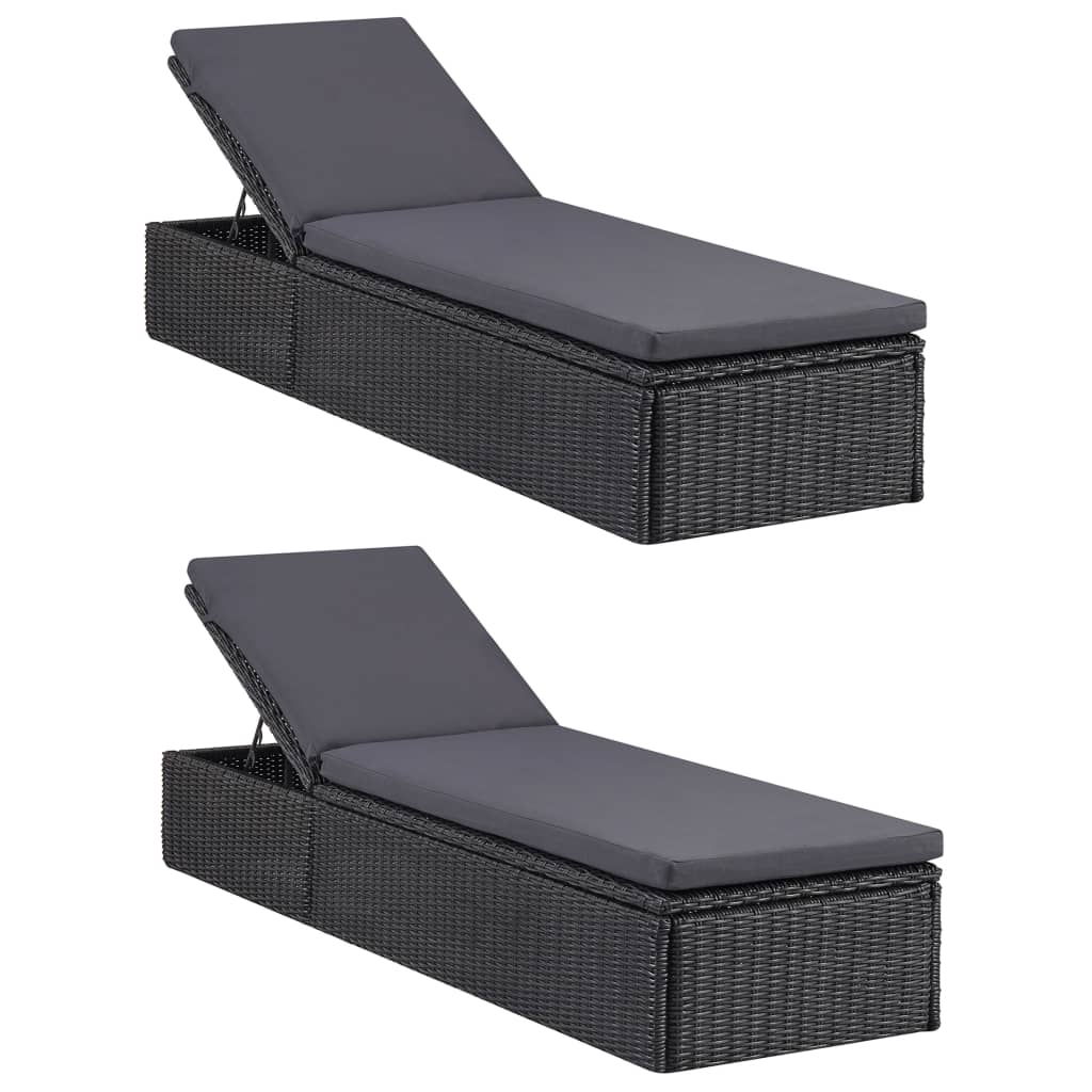 -Delige Tuinset Zwart