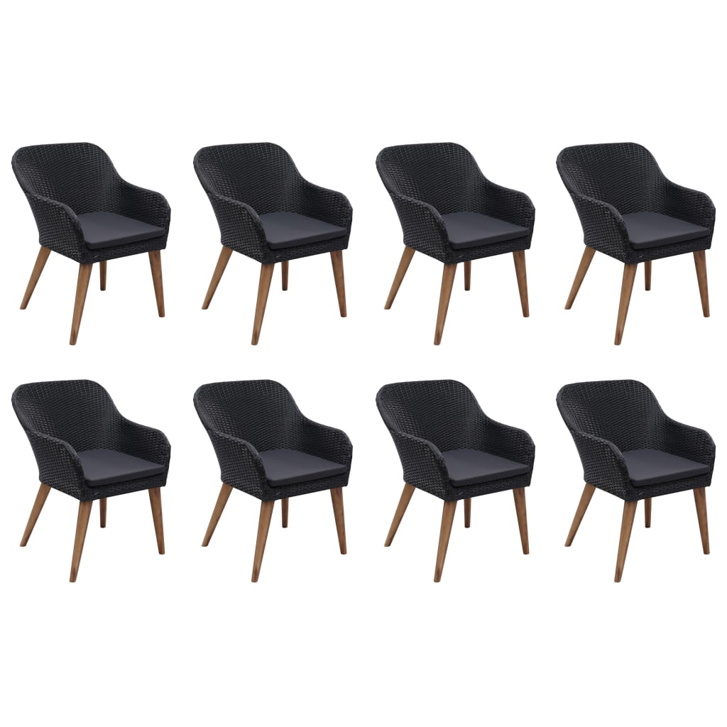 9-Delige Tuinset Zwart