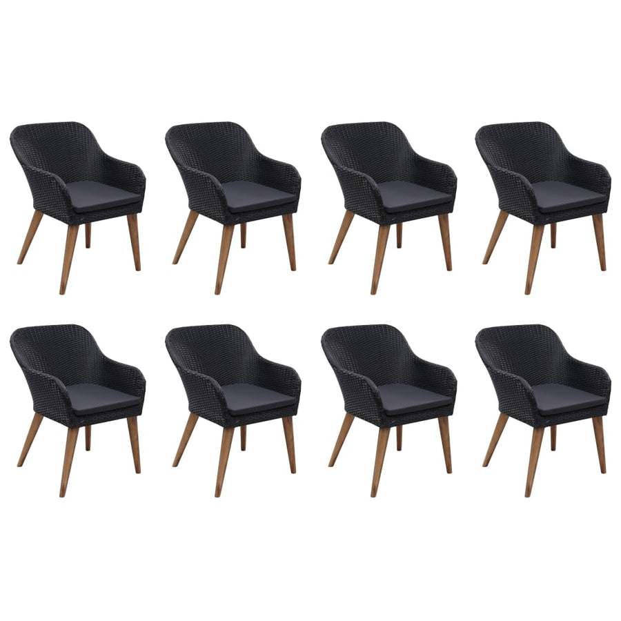 9-Delige Tuinset Zwart