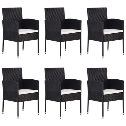 -Delige Tuinset 7 Zwart en wit