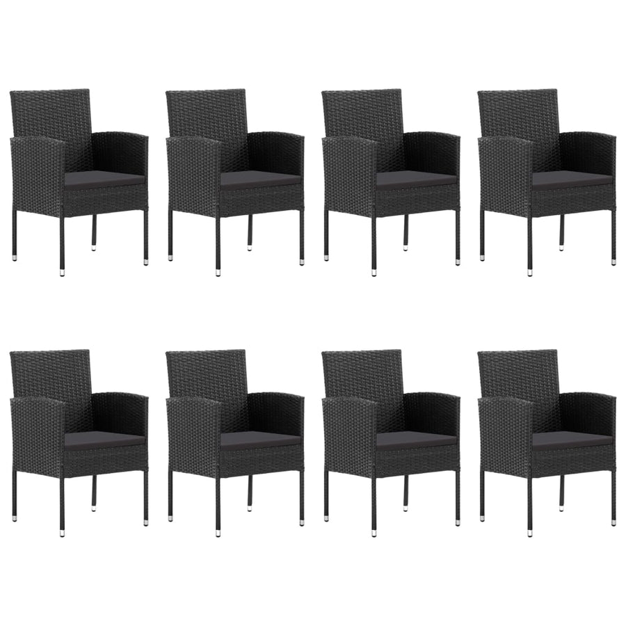 -Delige Tuinset 9 Zwart
