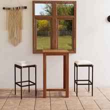 -Delige Tuinbarset Met Kussens 3 Bruin