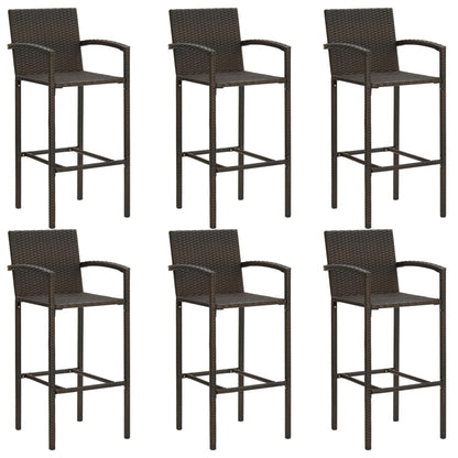 -Delige Tuinbarset 7 Bruin