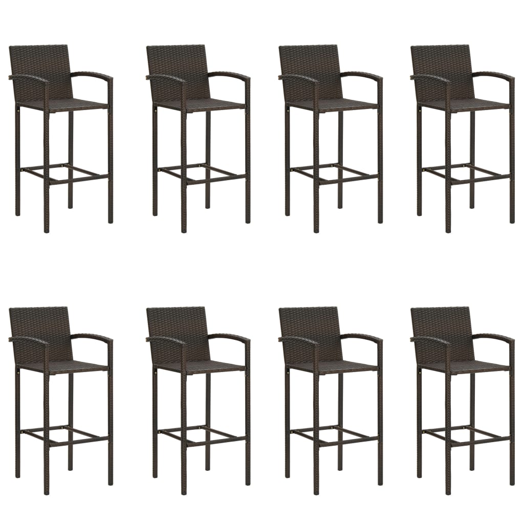 -Delige Tuinbarset 9 Bruin