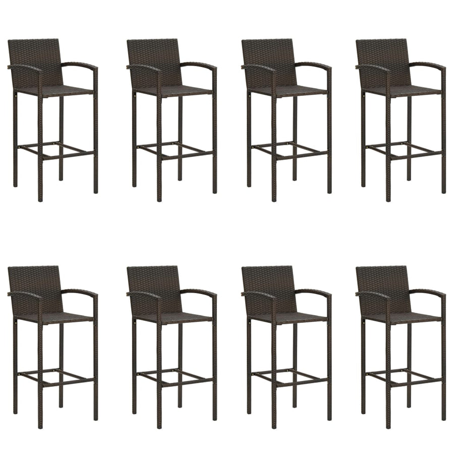 -Delige Tuinbarset 9 Bruin