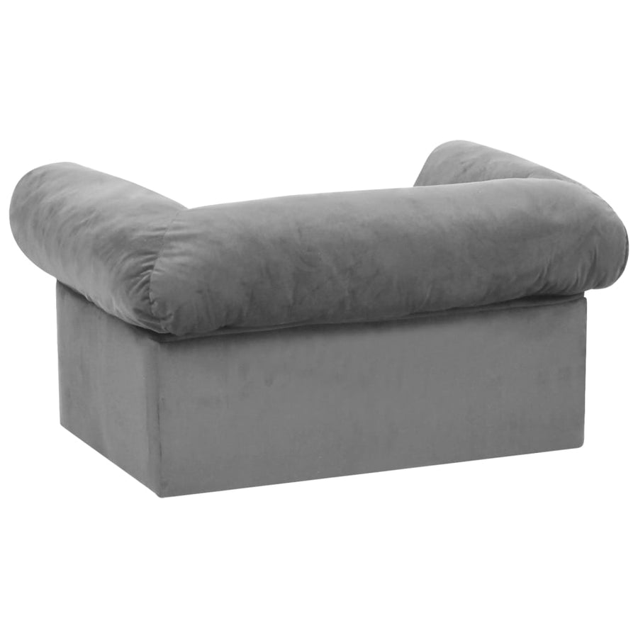 Hondenbank Met Lade 75X50X38 Cm Pluche