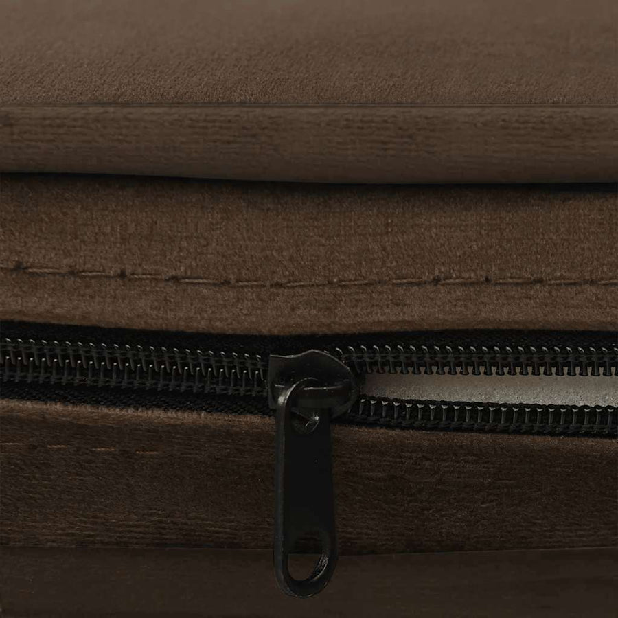 Hondenbank 67x47x36 cm pluche bruin
