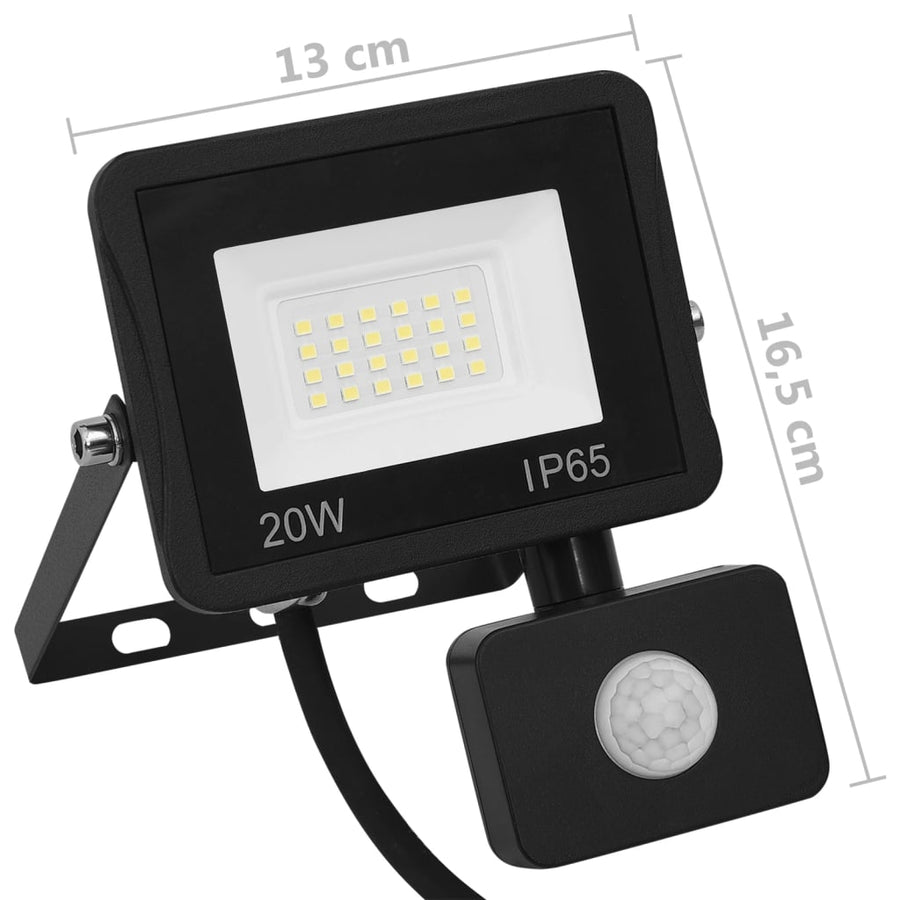Spotlight Met Sensor Led 20 w Warmwit