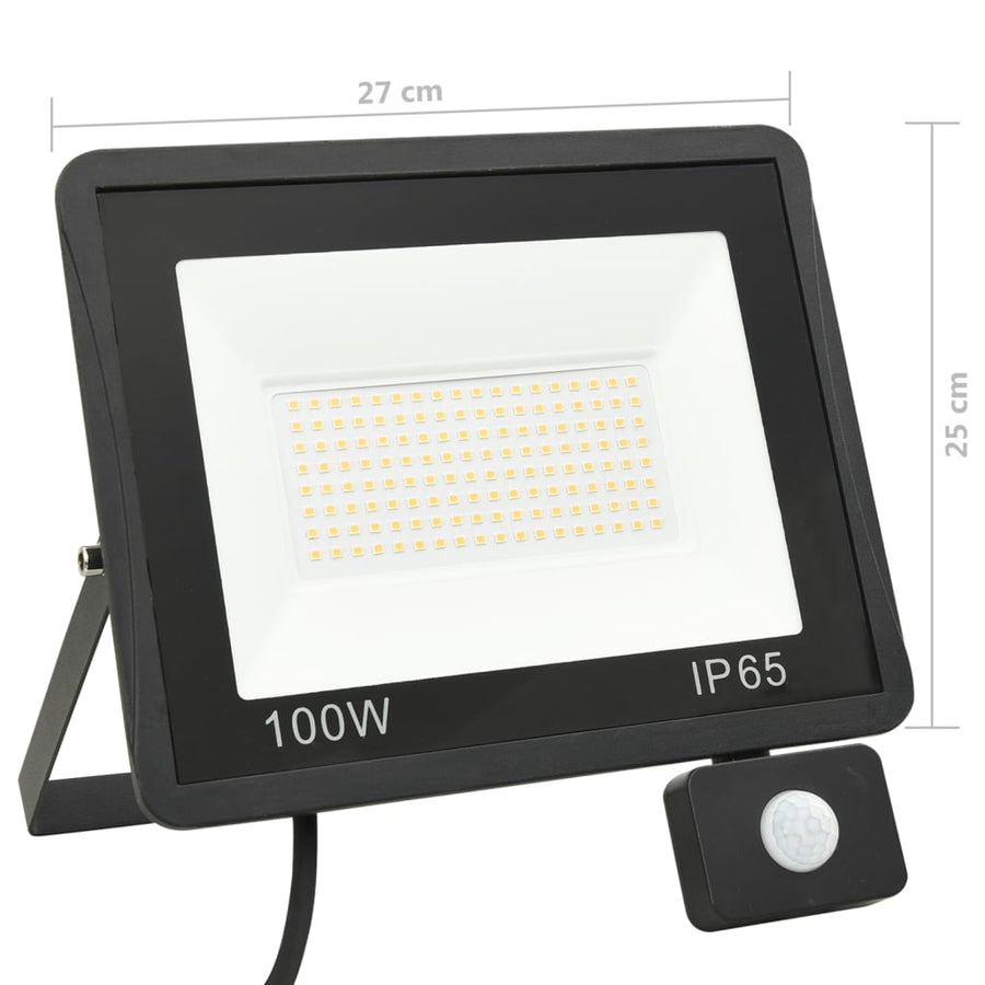 Spotlight Met Sensor Led 00 W 100 w Warmwit