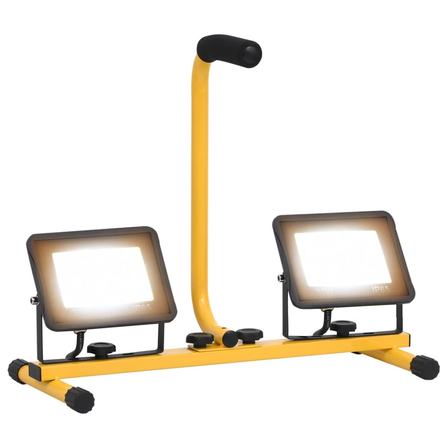 Spotlight Met Handvat Led 2x30 w Warmwit