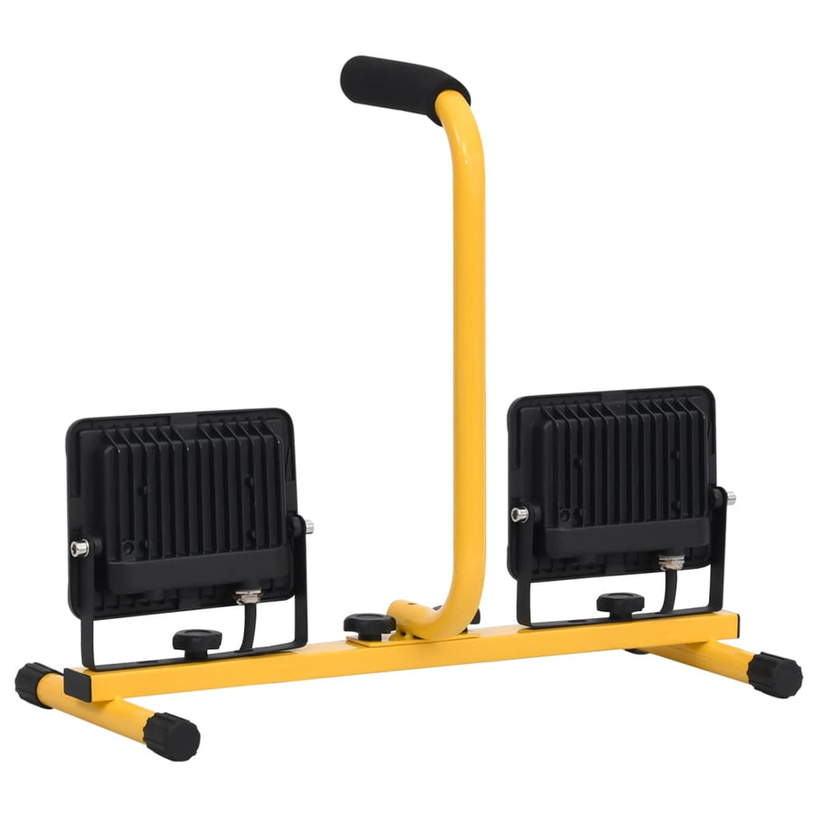 Spotlight Met Handvat Led 2x30 w Warmwit
