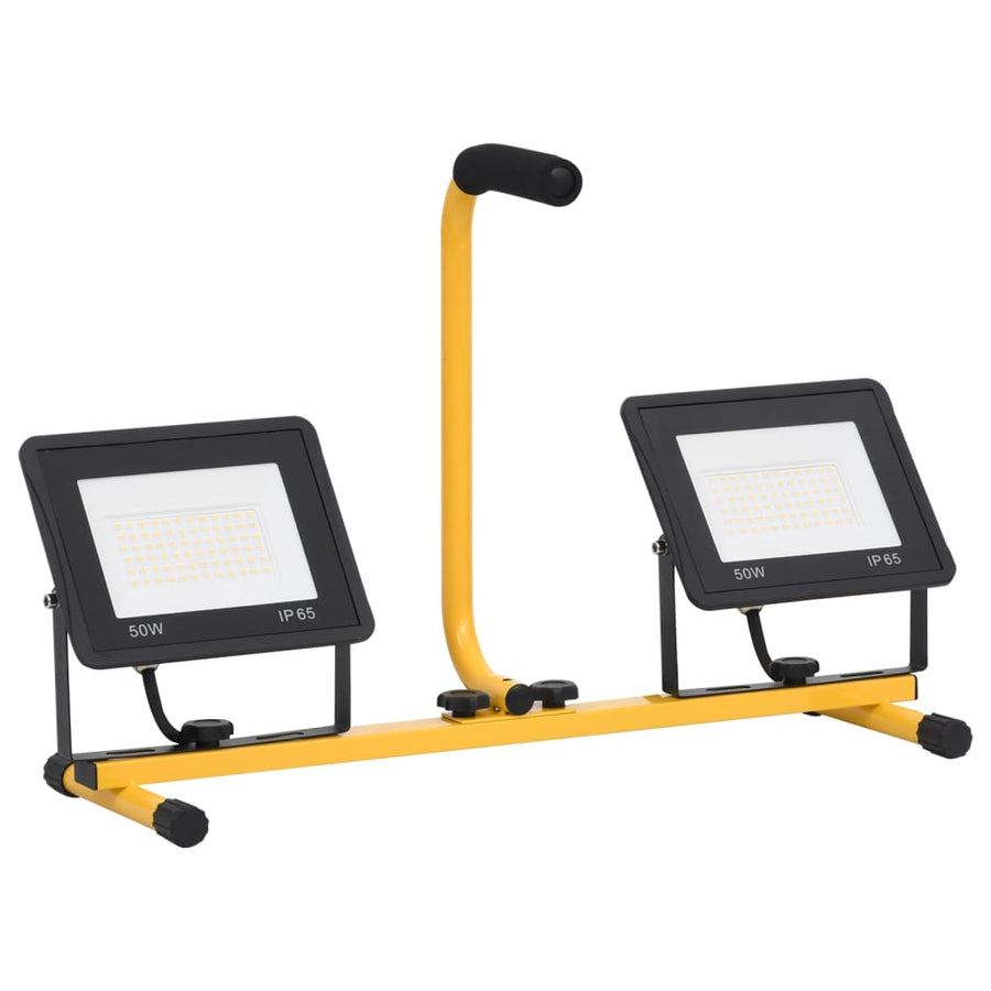 Spotlight Met Handvat Led 2x50 w Warmwit
