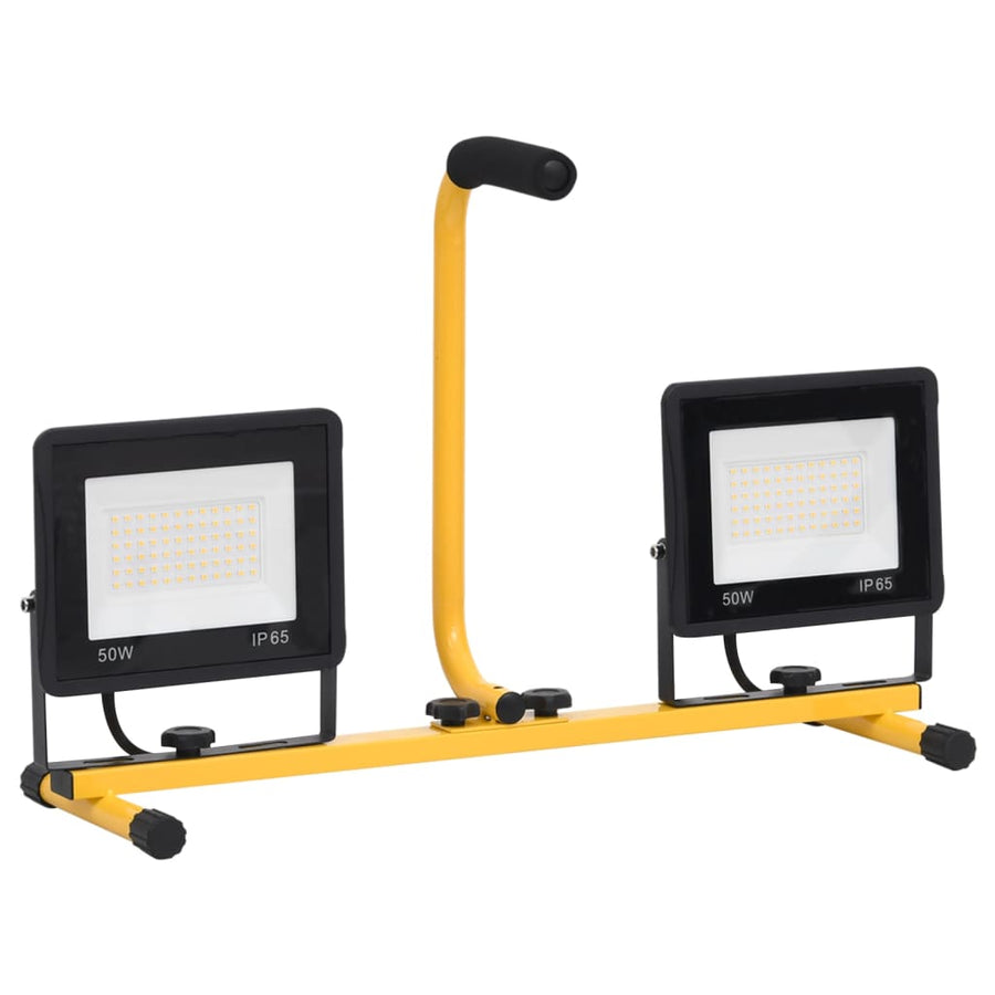 Spotlight Met Handvat Led 2x50 w Warmwit