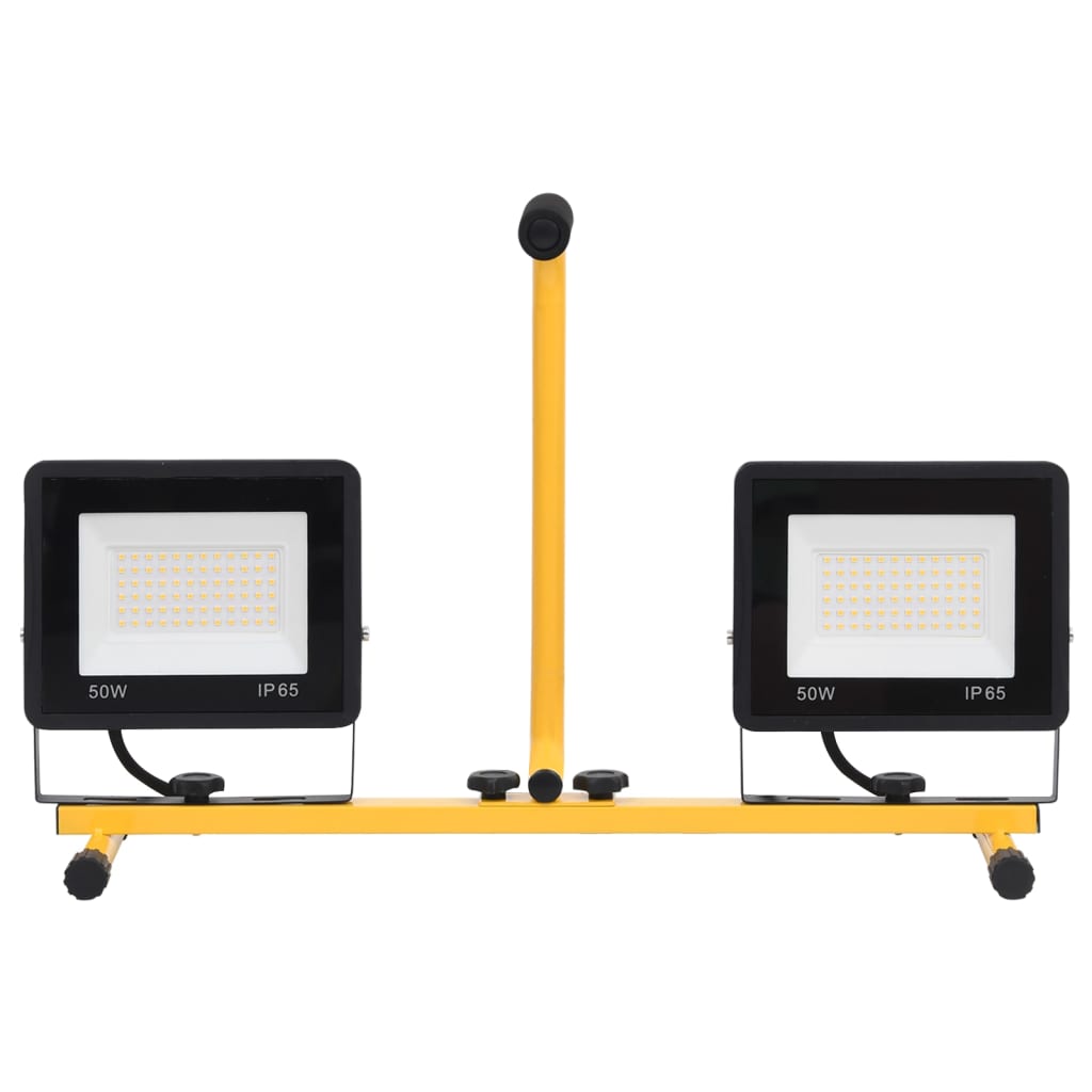 Spotlight Met Handvat Led 2x50 w Warmwit