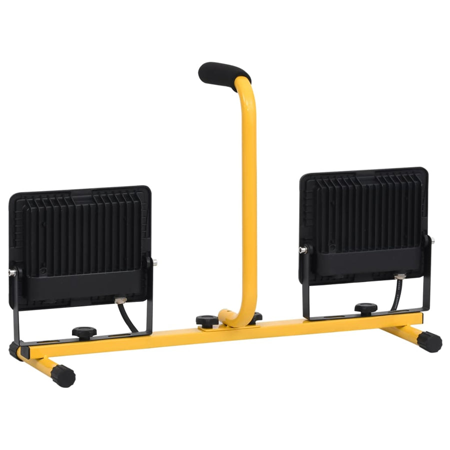 Spotlight Met Handvat Led 2x50 w Warmwit