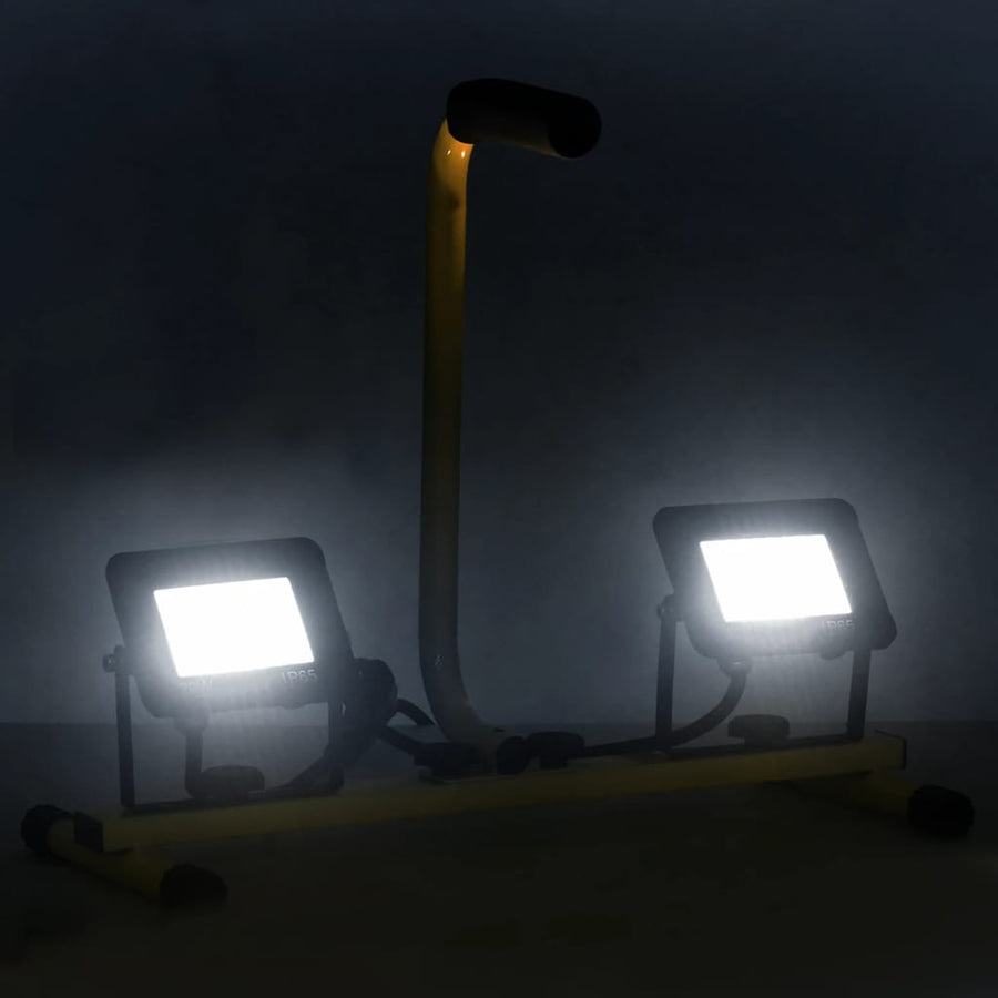 Spotlight Met Handvat Led 2x20 w Koudwit