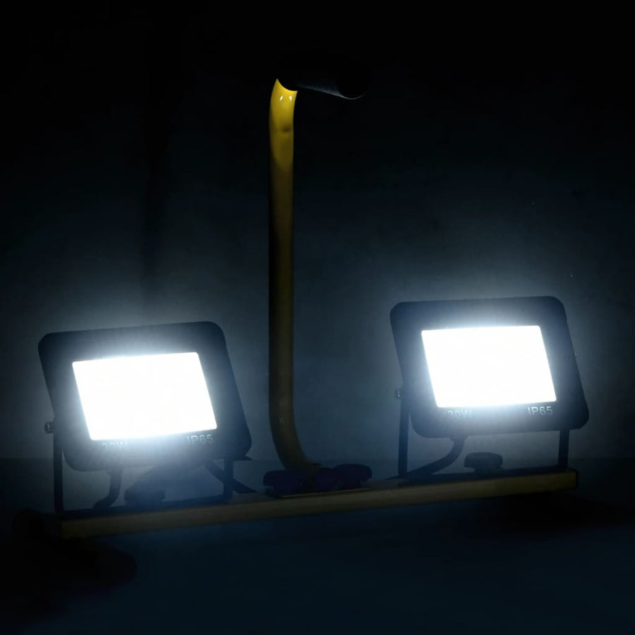 Spotlight Met Handvat Led 2x30 w Koudwit