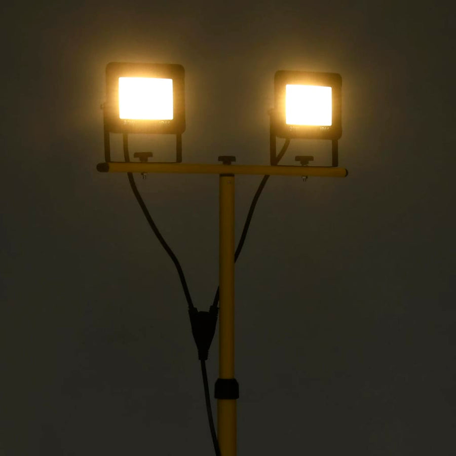 Spotlight Met Statief Led 2X20 W Warmwit