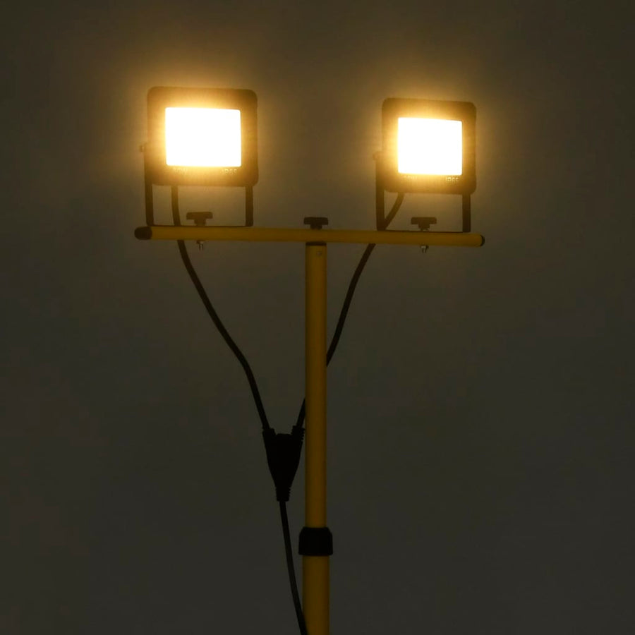 Spotlight Met Statief Led 2X30 W Warmwit