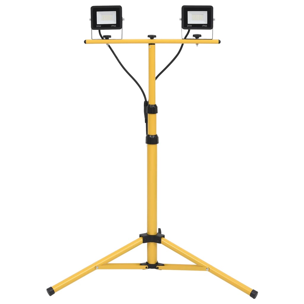 Spotlight Met Statief Led 2X20 W Koudwit