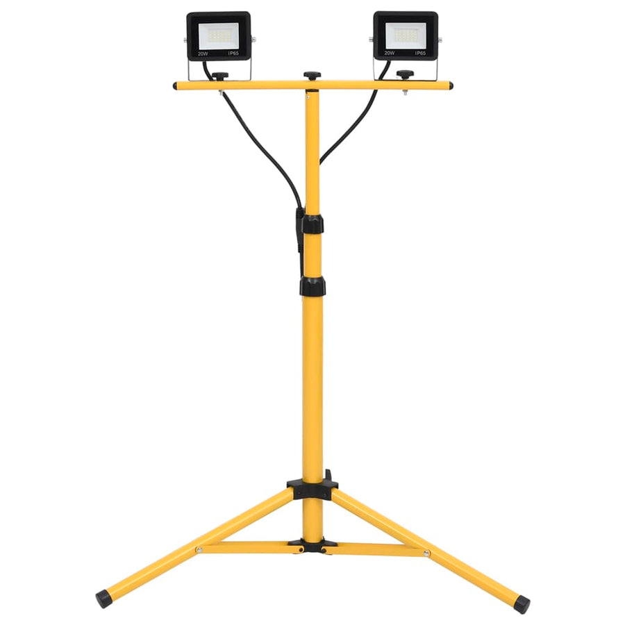 Spotlight Met Statief Led 2X20 W Koudwit