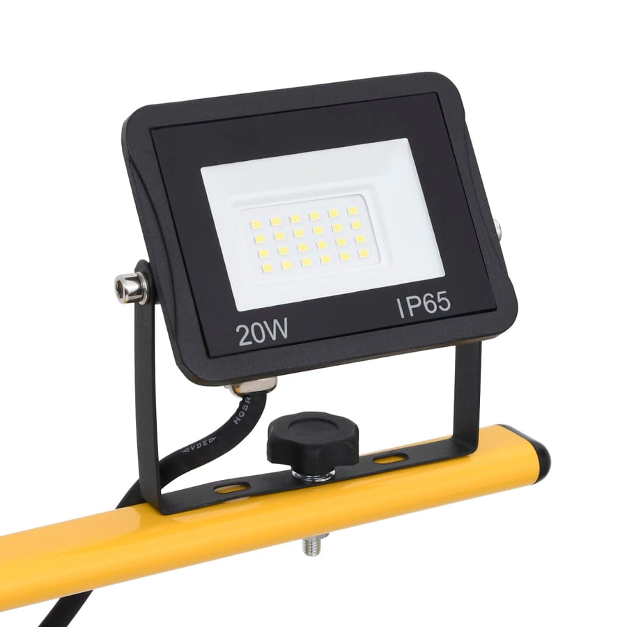 Spotlight Met Statief Led 2X20 W Koudwit