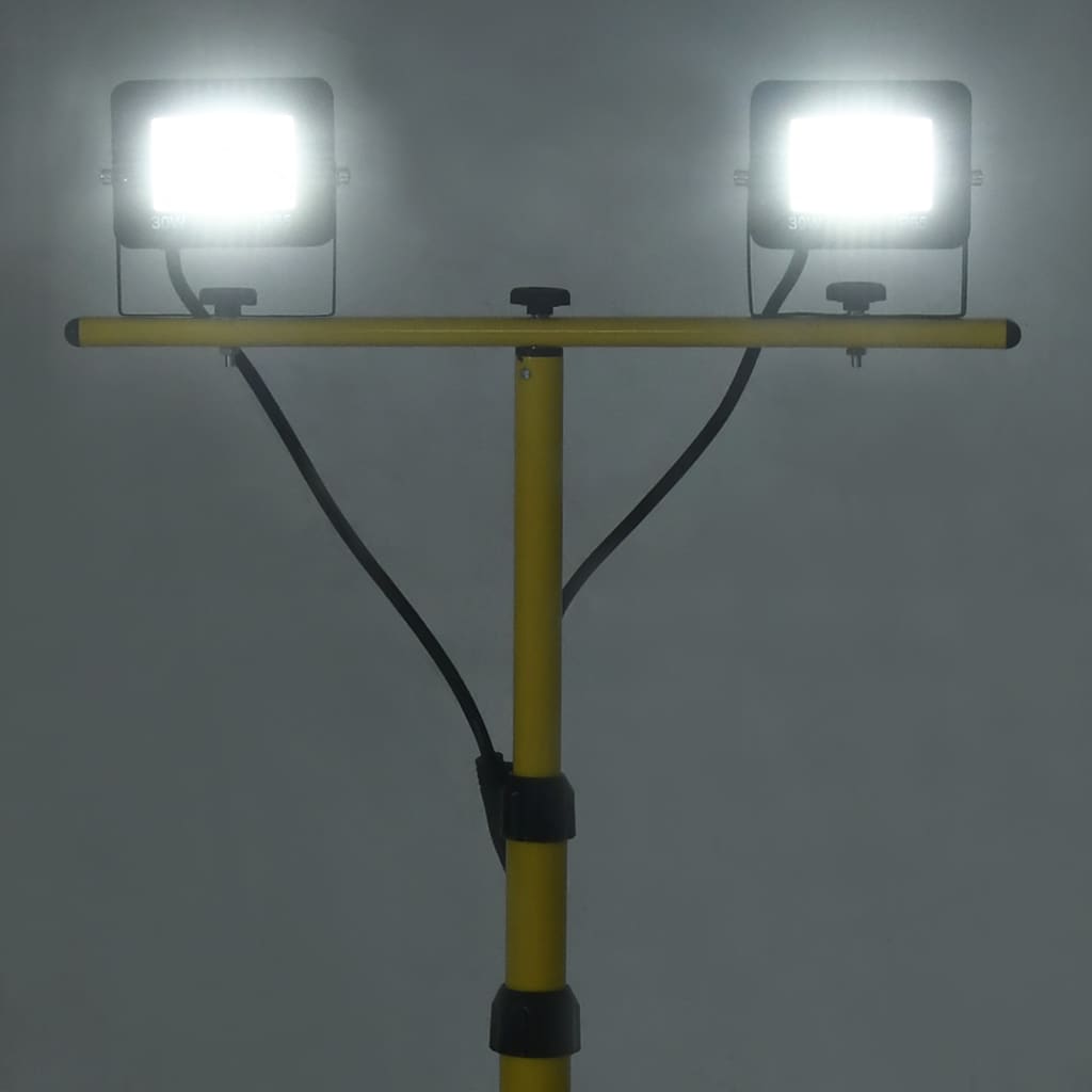 Spotlight Met Statief Led 2X30 W Koudwit 1