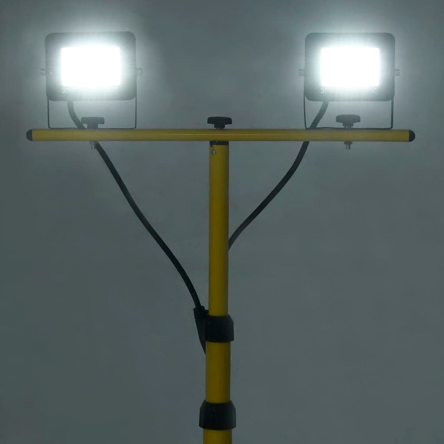 Spotlight Met Statief Led 2X30 W Koudwit 1