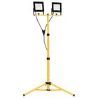 Werklamp LED 2x50W koudwit met statief 78x78x172.5 cm