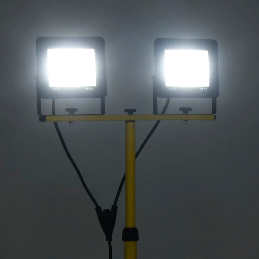 Spotlight Met Statief Led 2X50 W Koudwit