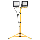Werklamp LED 2x100W koudwit met statief