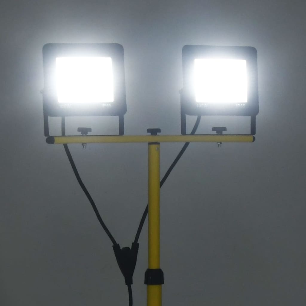 Spotlight Met Statief Led 2X100 W Koudwit