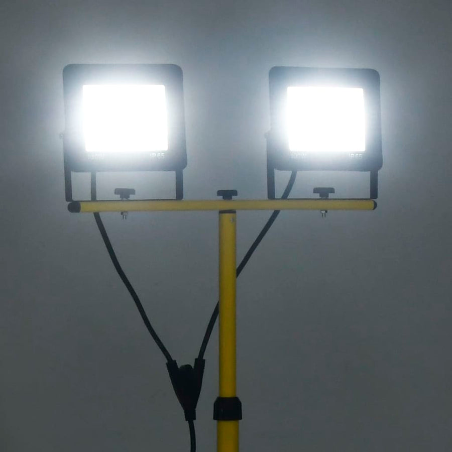 Spotlight Met Statief Led 2X100 W Koudwit