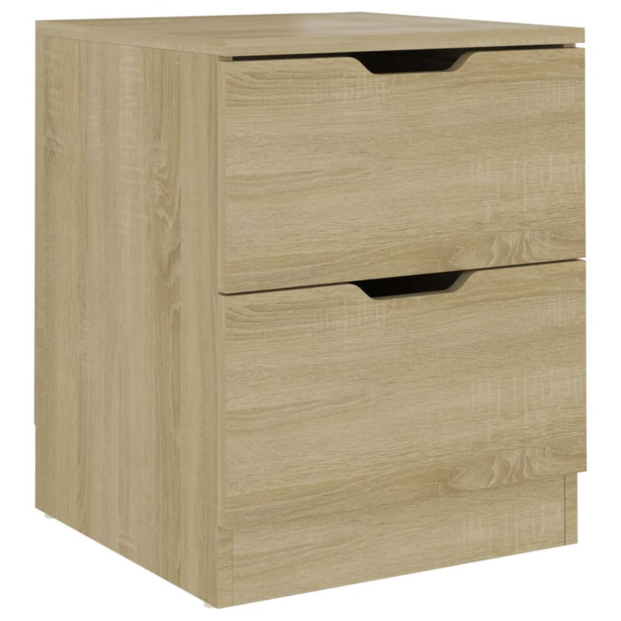Nachtkastje 40X40X50 Cm Spaanplaat Kleurig 1 Sonoma eiken