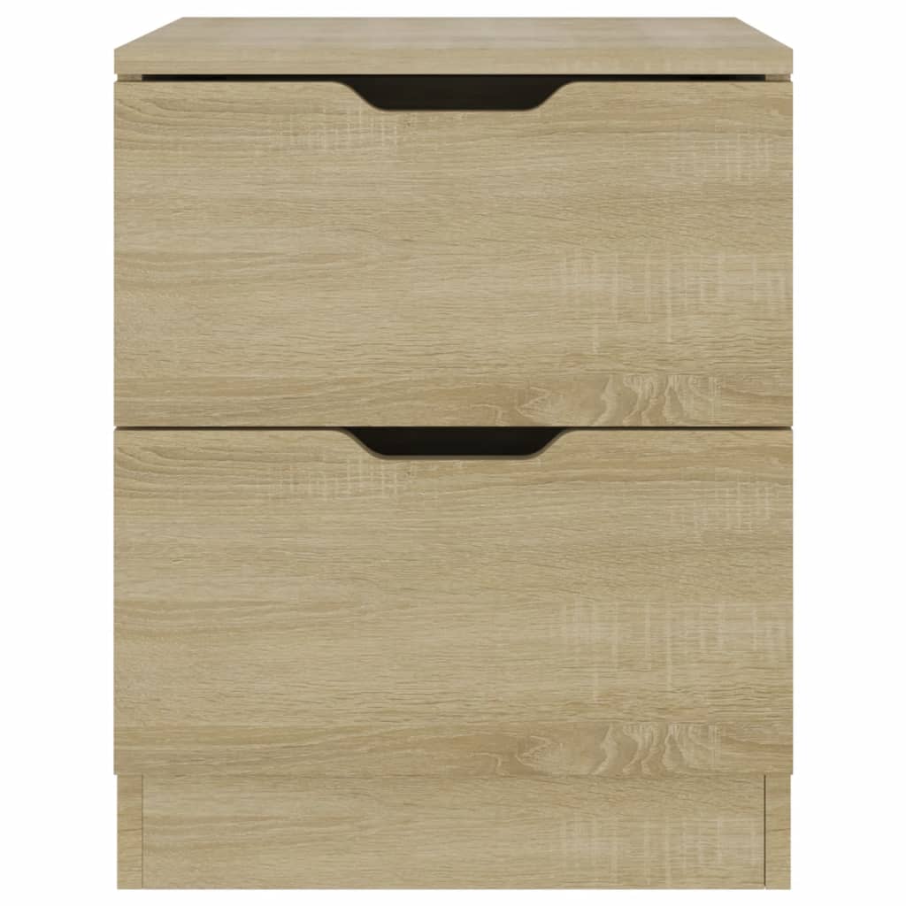 Nachtkastjes 40X40X50 Cm Spaanplaat Kleurig 2 Sonoma eiken
