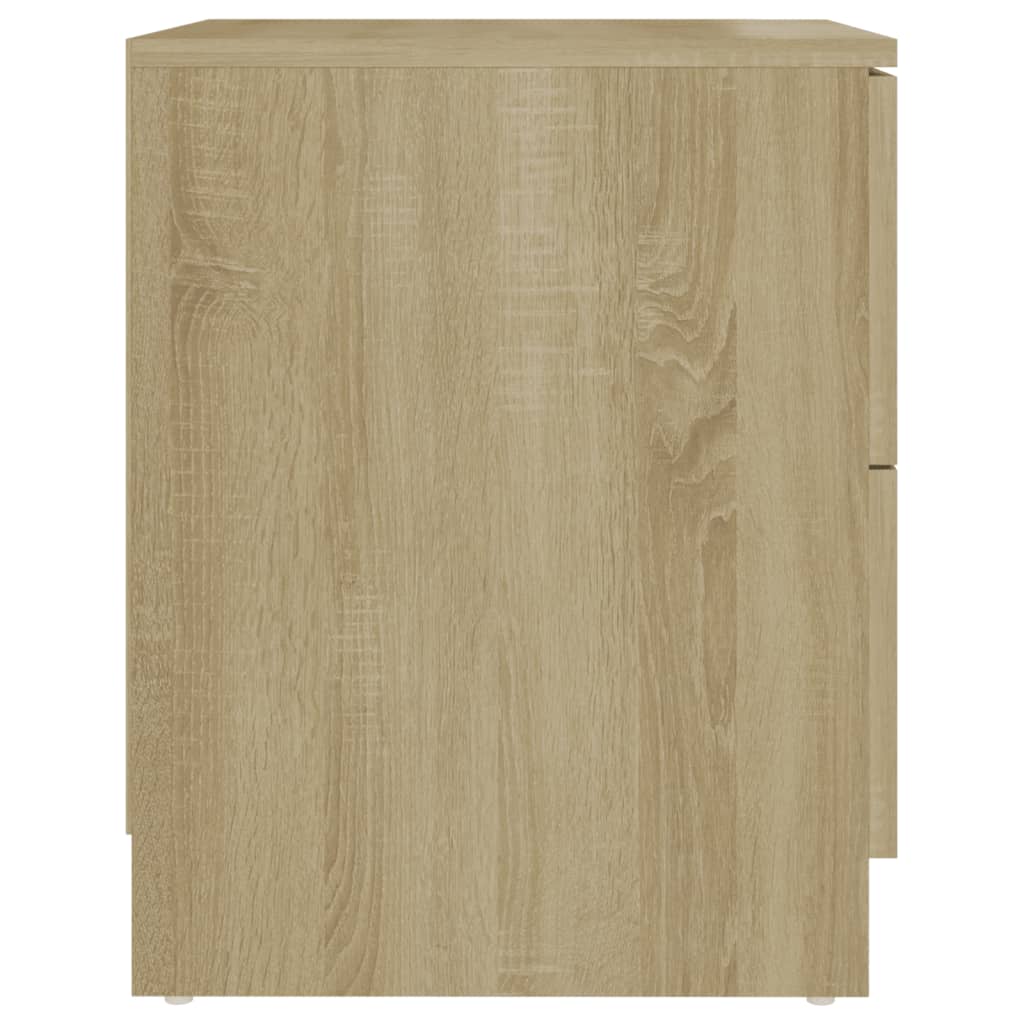 Nachtkastjes 40X40X50 Cm Spaanplaat Kleurig 2 Sonoma eiken