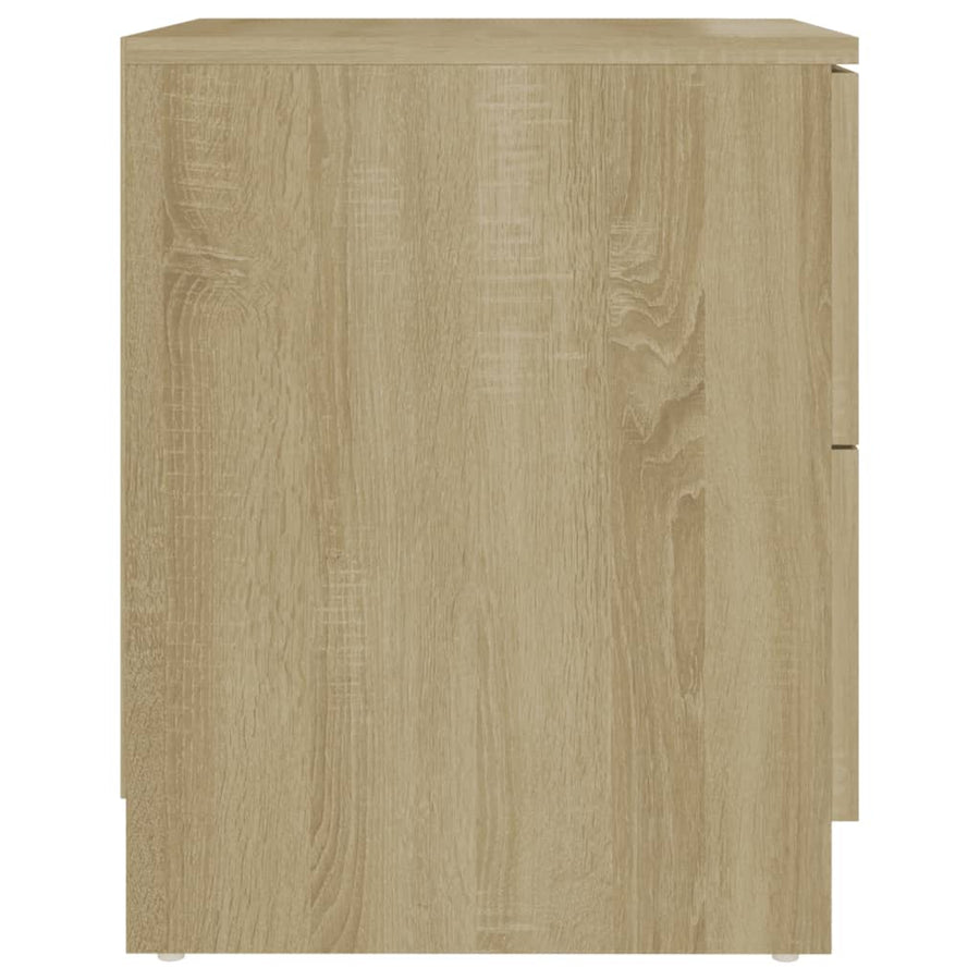 Nachtkastjes 40X40X50 Cm Spaanplaat Kleurig 2 Sonoma eiken