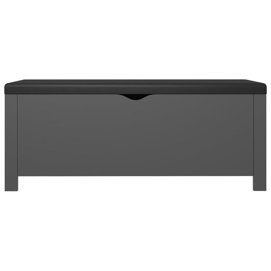 Opbergbox Met Kussen 05X40X45 Cm Spaanplaat Grijs