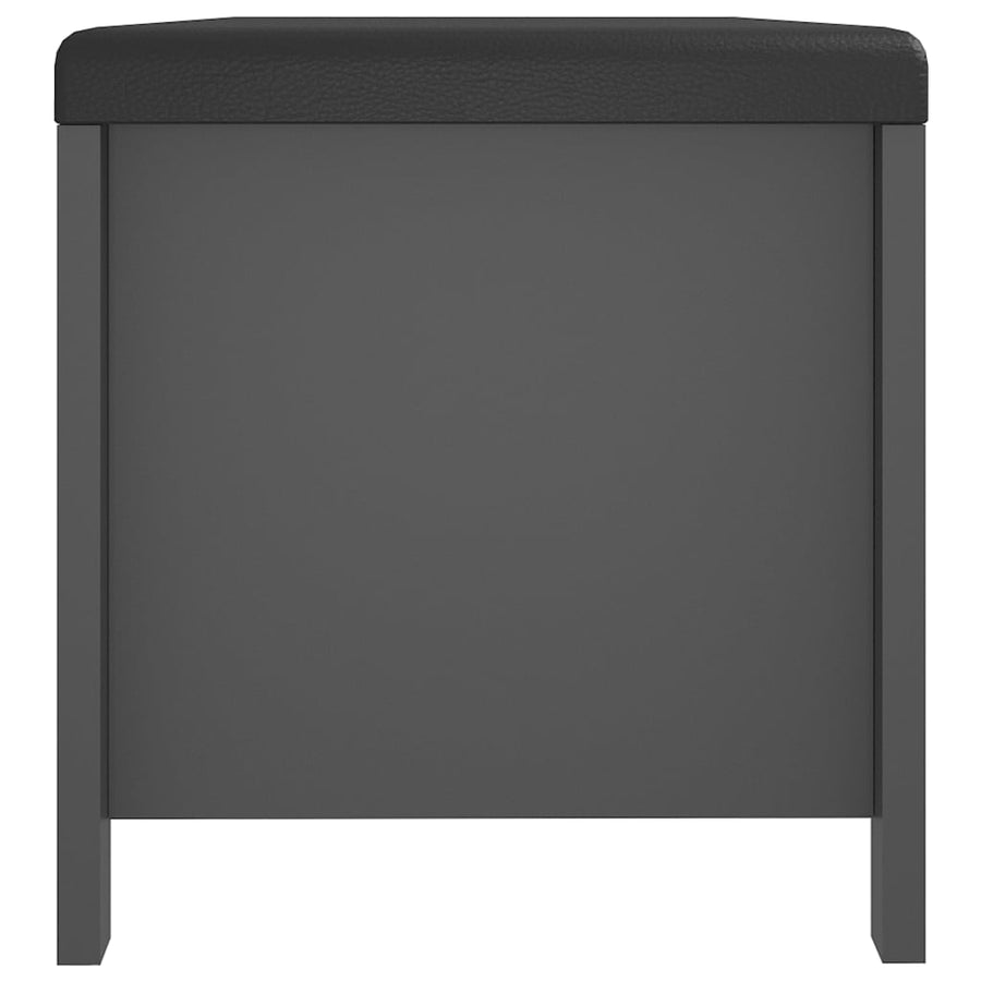 Opbergbox Met Kussen 05X40X45 Cm Spaanplaat Grijs