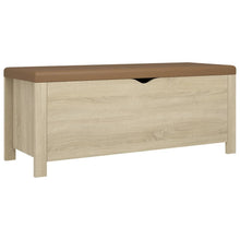 Opbergbox Met Kussen 105X40X45Cm Bewerkt Hout Kleur Sonoma eiken