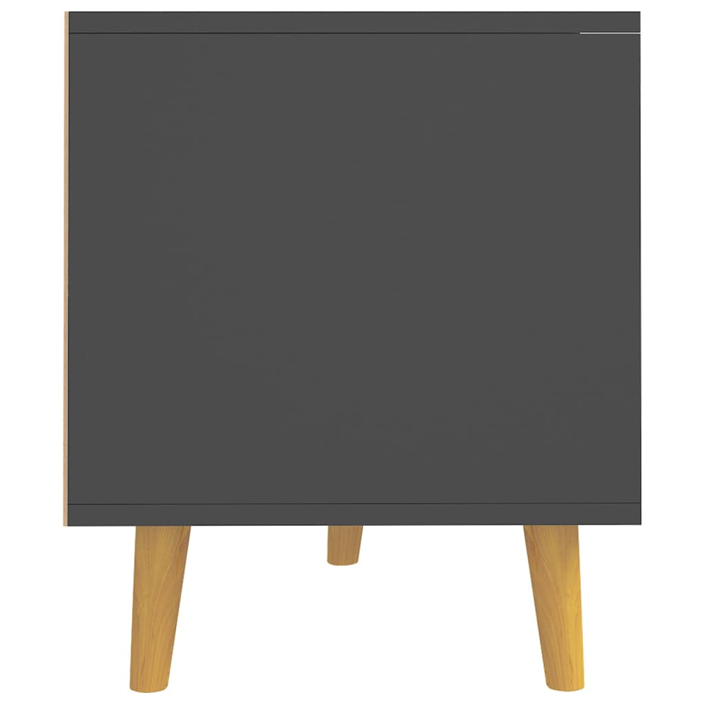 Tv-Meubel 90X40X48,5 Cm Bewerkt Hout Grijs