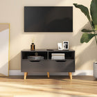 TV Unit 90x40x48.5 cm Engineered Wood Grey